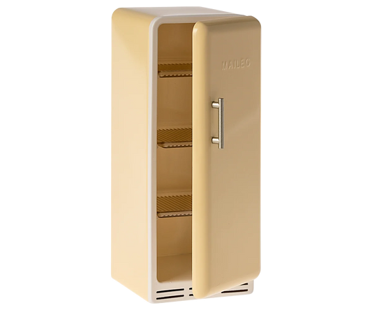 Miniatyr, Kylskåp, Gul 22 cm - Maileg