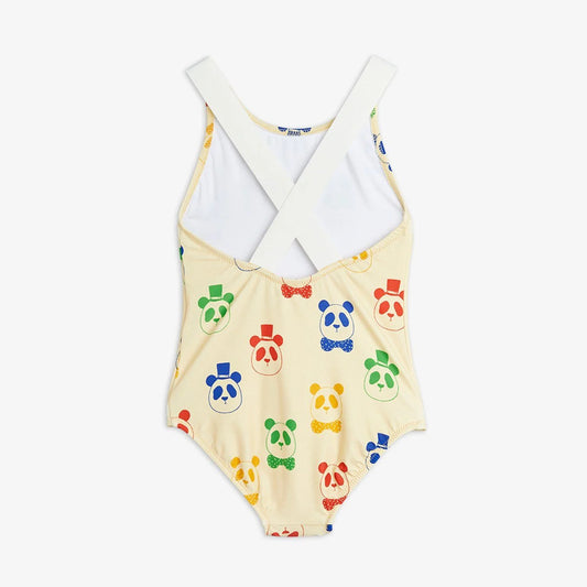 Baddräkt, Panda UV Swimsuit, Beige - Mini Rodini