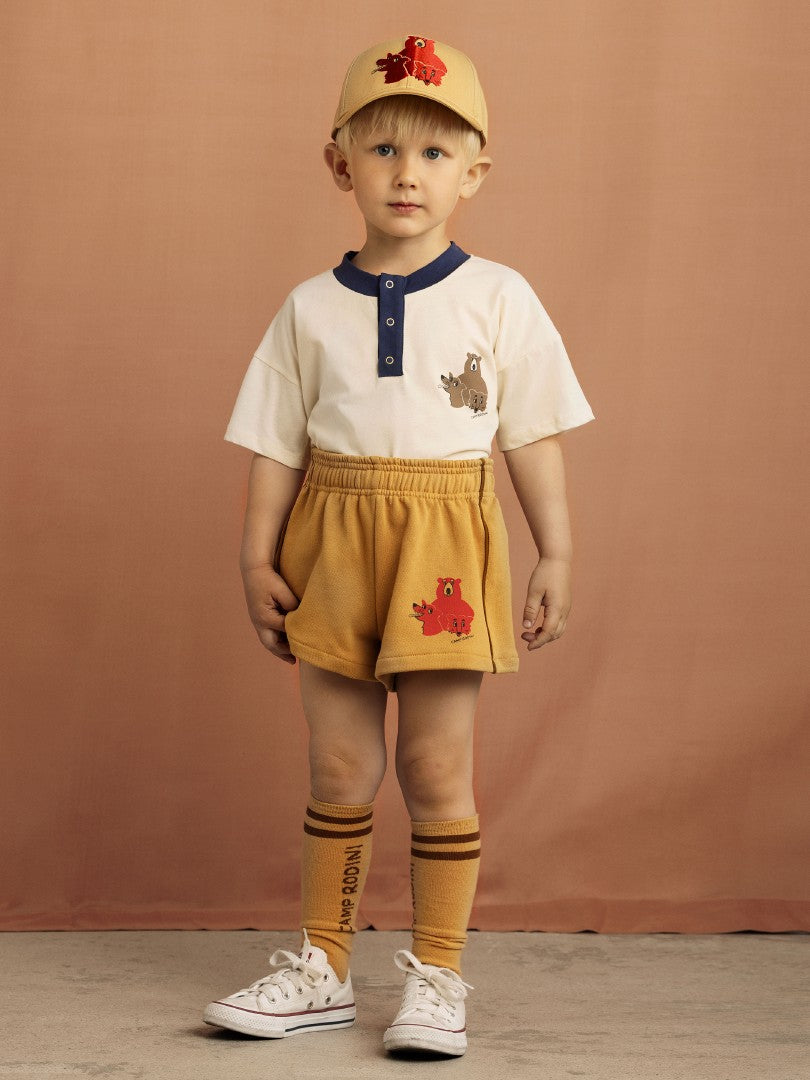 Camp Rodini Knee-High Socks, Beige - Mini Rodini