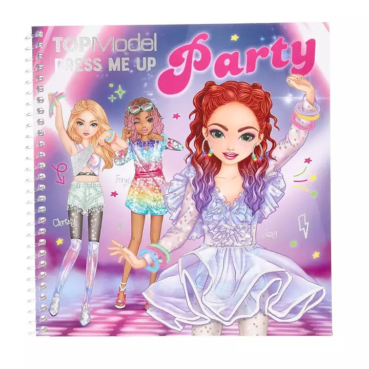 TopModel - Dress Me Up, Party, Stickersbok