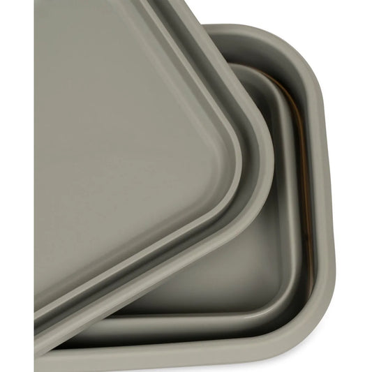 Matlådor 2-pack, Vikbara, Silikon, Lemon/Topanga Beach - Konges Sløjd