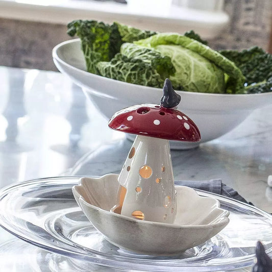 Ljuslykta, Vätte På Svamp, 17 cm - Nääsgränsgården