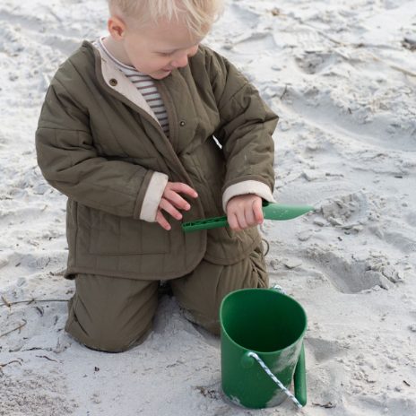 Scrunch-spade - Mörk Mossgrön