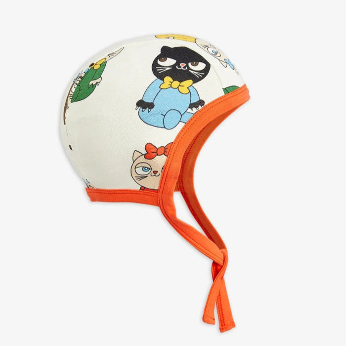 Mössa, Minibabies Aop helmet, Multi - Mini Rodini