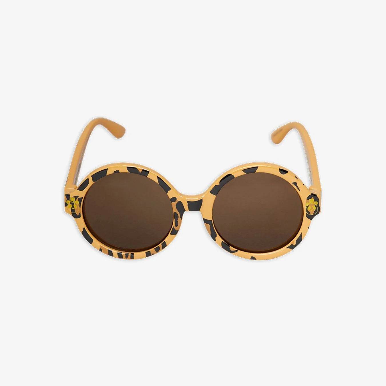 Round sunglasses Beige Leo