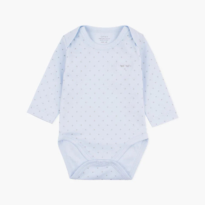 Body Baby, Saturday, Blå/Silver Prickar - Livly
