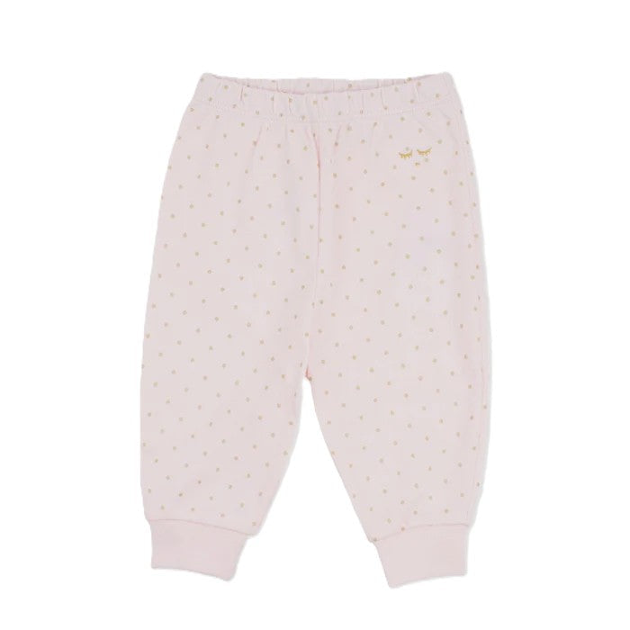 Byxor Baby, Saturday, Rosa/Guld Prickar - Livly