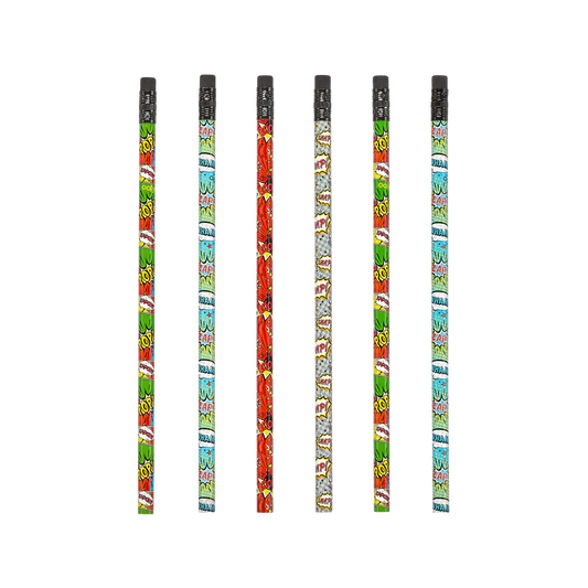 Blyertspennor, 12-pack, Comic Attack - Ooly