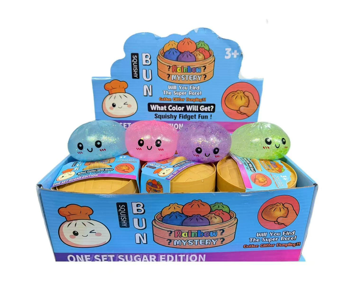 Squishy, Glitter Dumpling - SunToy
