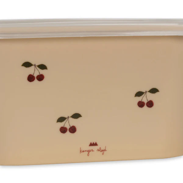 Lunchbox Matlåda 4-pack, Food Container Set, Cherry - Konges Sløjd