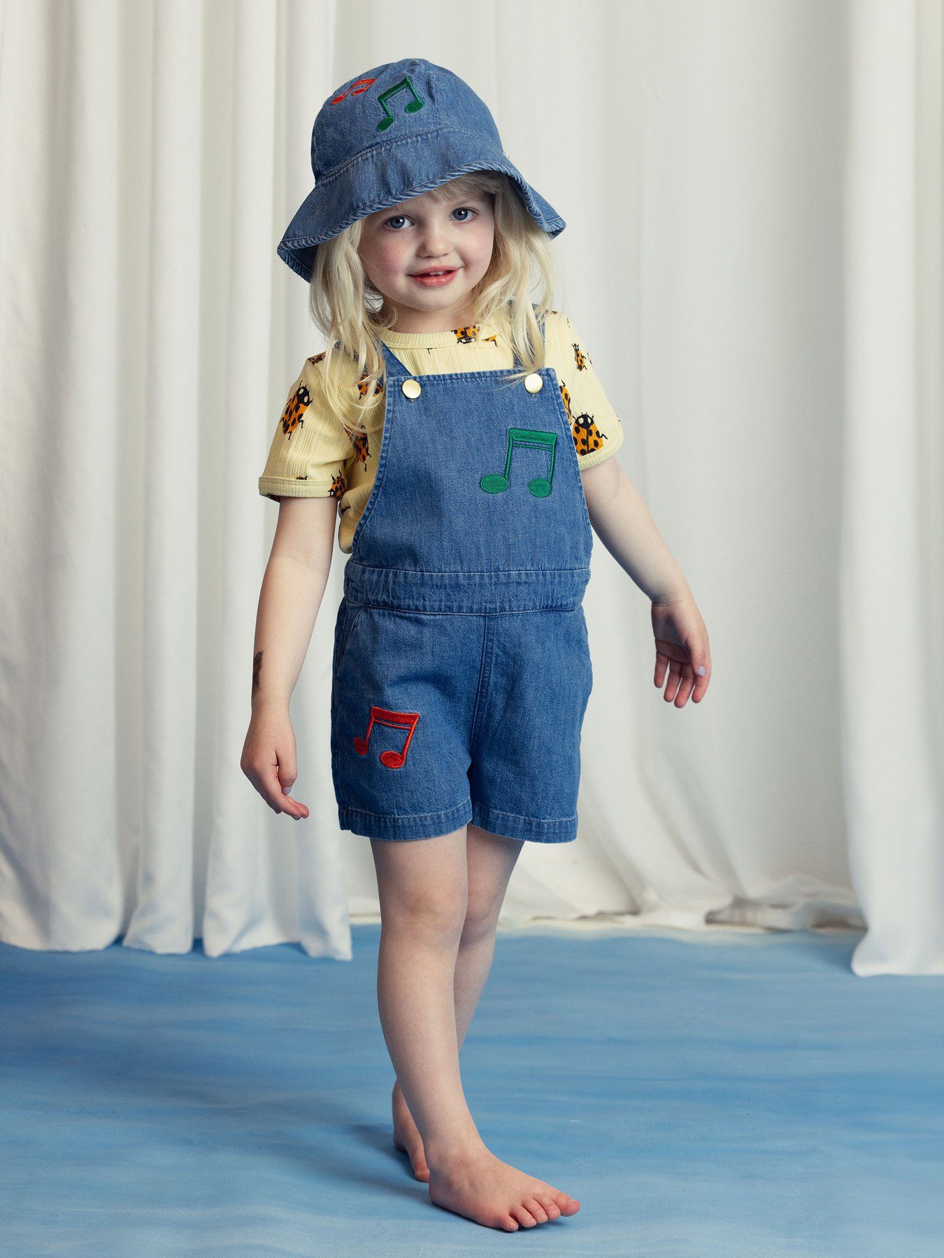 Ladybug T-shirt, Gul - Mini Rodini