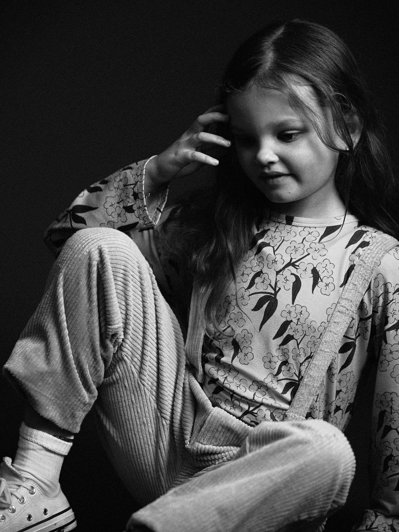 Alpine flowers långärmad T-shirt, Chapter 1, Gul - Mini Rodini