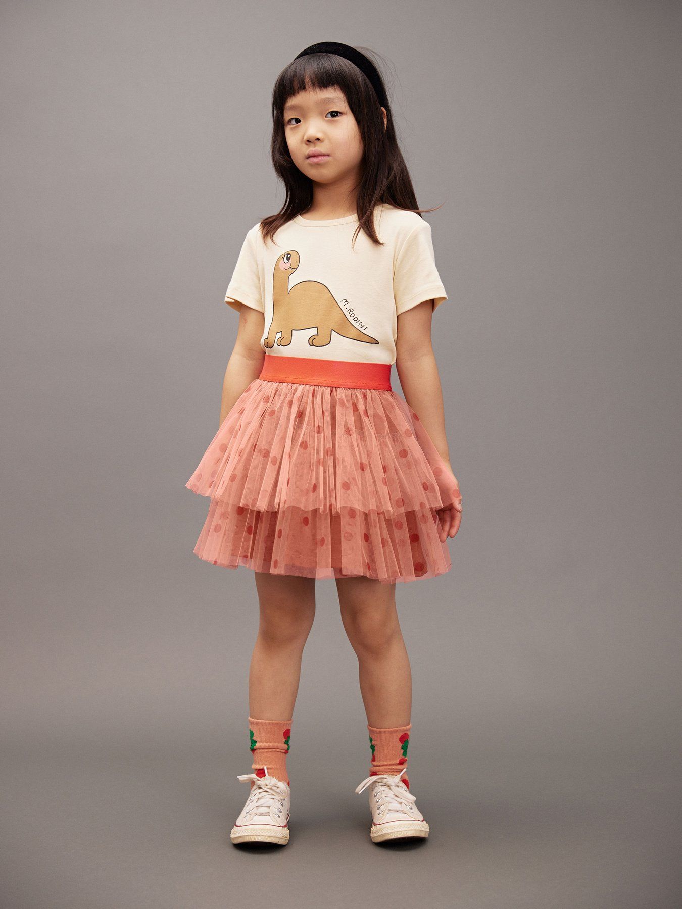 Dino regular T-shirt SS Tee, Chapter 2, Offwhite - Mini Rodini