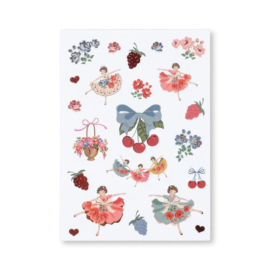 Klistermärken, A Sticker A Day, Rosa - Konges Slöjd