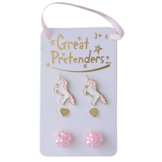 Örhängen, 3-pack, Boutique Unicorn - Great Pretenders