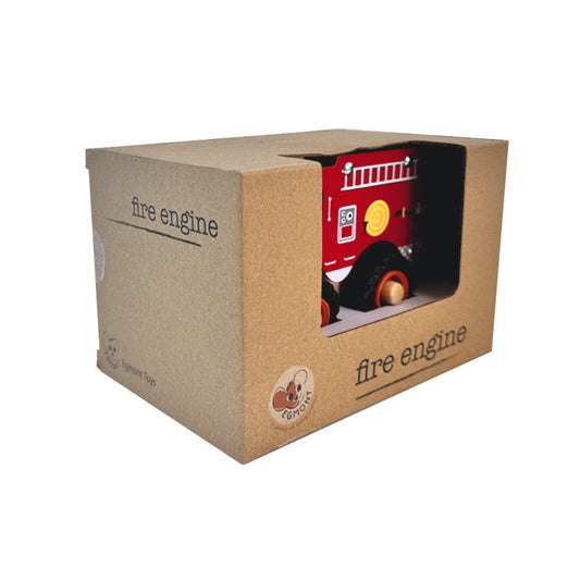 Brandbil i Trä, 13 cm - Egmont Toys