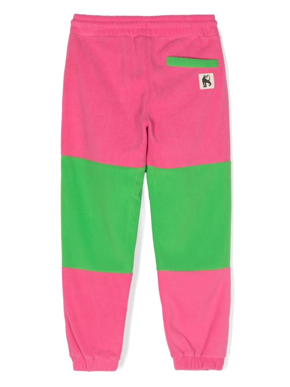 Fleecebyxor, Rosa/Grön - Mini Rodini