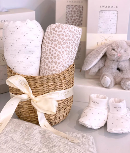 Muslinfiltar/Swaddles/Filtar 2-pack, Baby Leo/Mini Sleeping Cutie - Livly