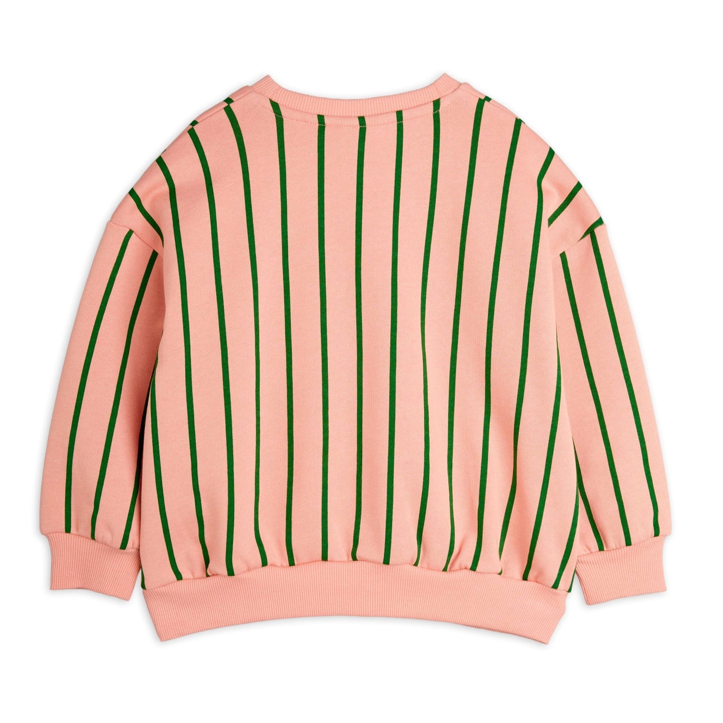 Vertical Stripe Sweatshirt, Rosa - Mini Rodini