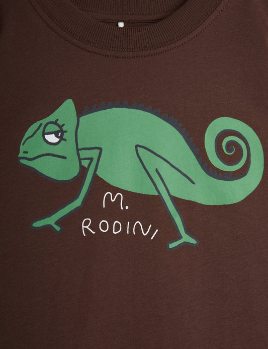 Lizard T-shirt, Brun - Mini Rodini