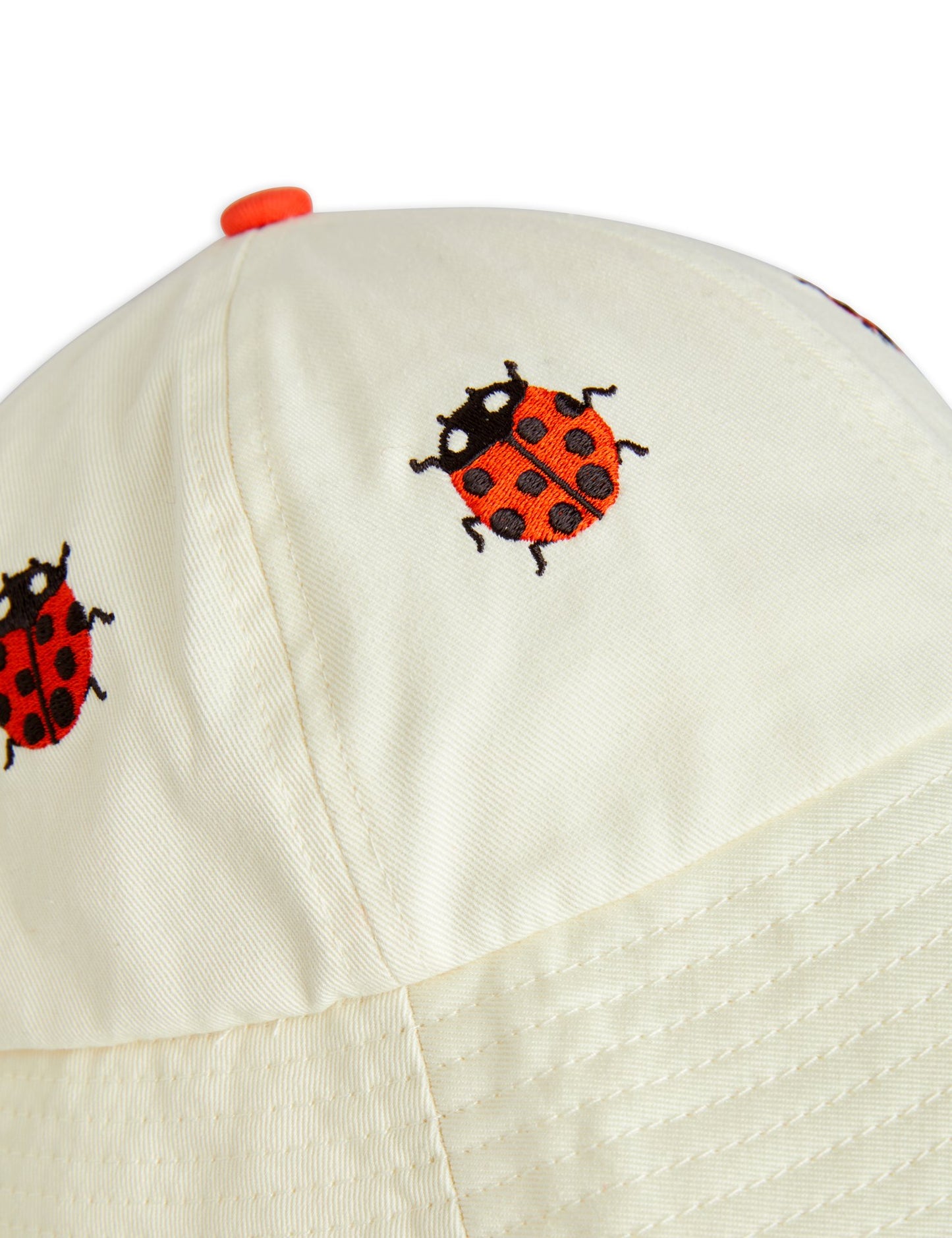 Ladybug Solhatt, Offwhite - Mini Rodini