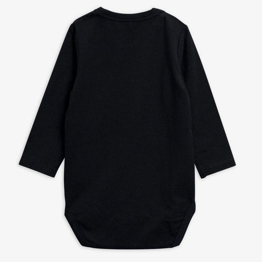 Basic Långärmad Body Svart - Mini Rodini