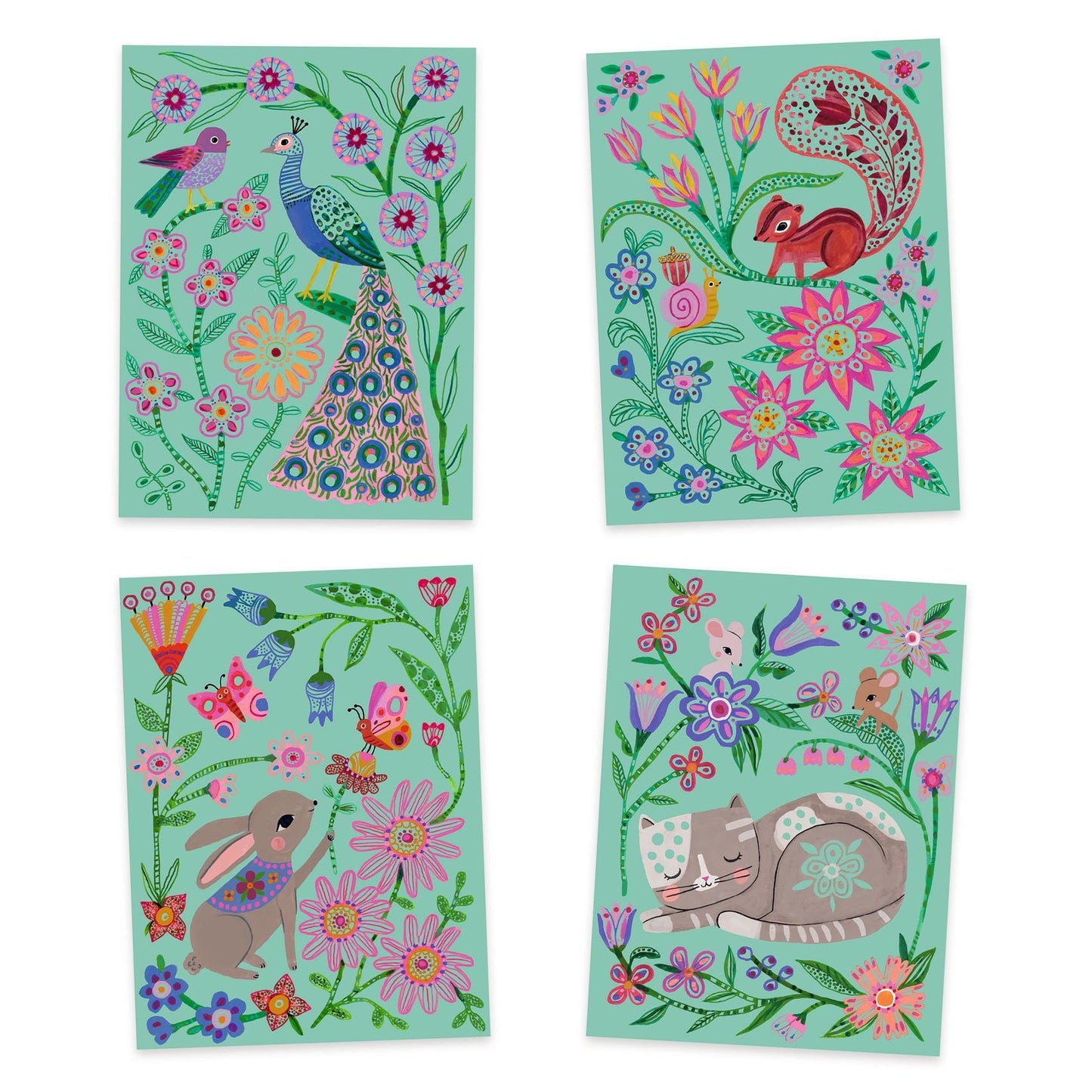 Scratch Cards, Encounters - Djeco