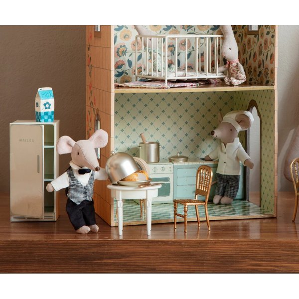 Miniatyr, Sidobord Vitt, Micro - Maileg