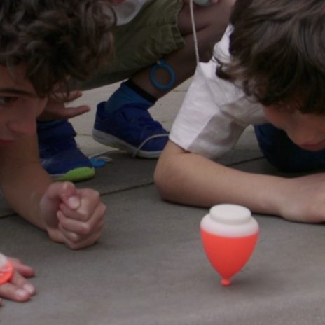 Snurra, Spinning top, Röd- Dëna