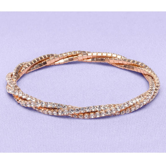 Armband, Boutique Diamante Twist - Great Pretenders