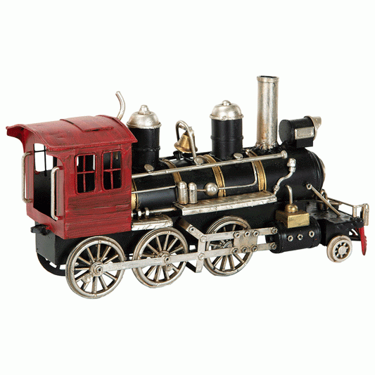 Lok, Svart/Rött, Metall - A Lot Decoration