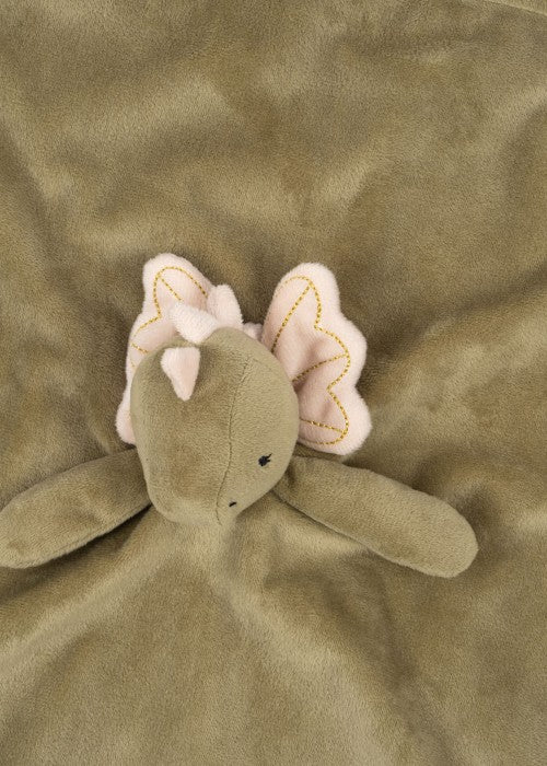 Snuttefilt, Sleepy Dino, Grön - Konges Sløjd