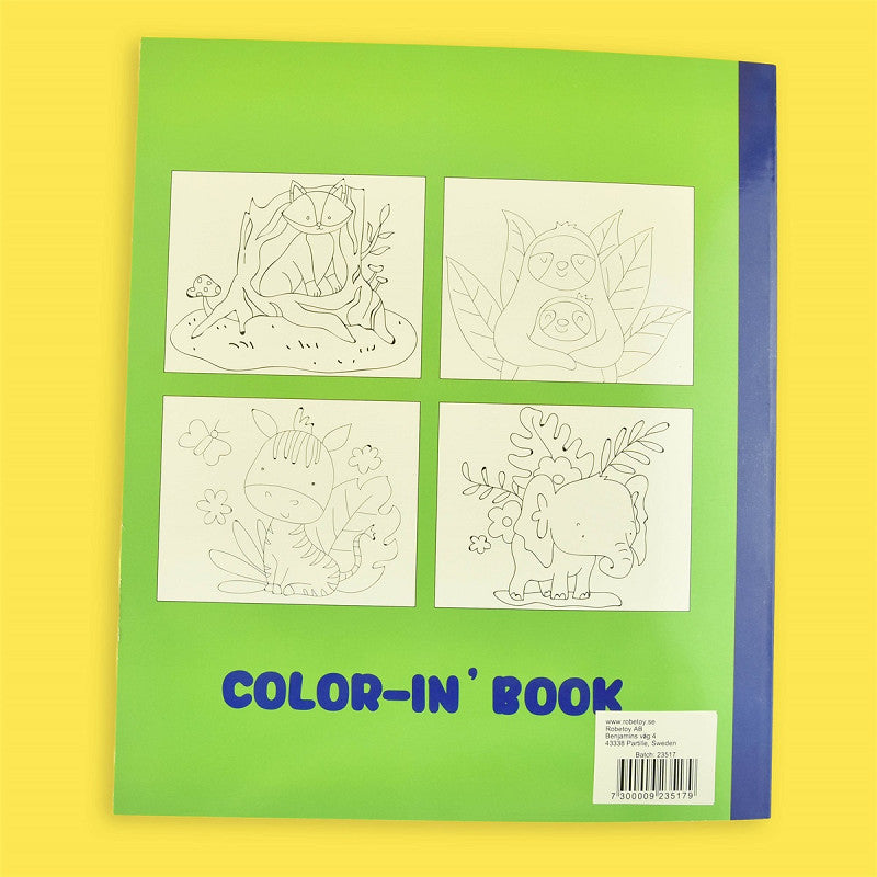 Coloring Book, Animals Forest Party