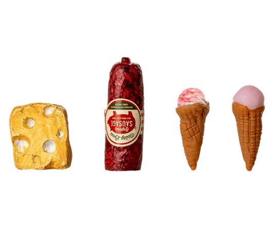 Kylskåp till mus 14 cm, Miniatyr, Offwhite - Maileg