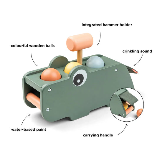 Hammarbräda, Grön Krokodil - Done By Deer