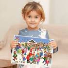 Adventskalender, Julmarknad - Bromma Kortförlag