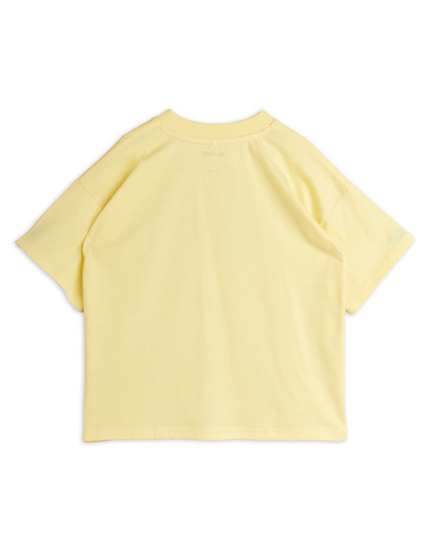 Panda & Cat T-shirt, Chapter 1, Gul - Mini Rodini