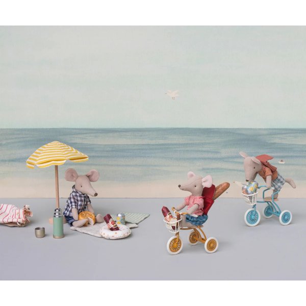 Miniatyr, Cykelkorg till mössens trehjuling, Mus - Maileg