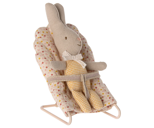 Kanin/Hare 11 cm, My - Gul Rutig - Maileg