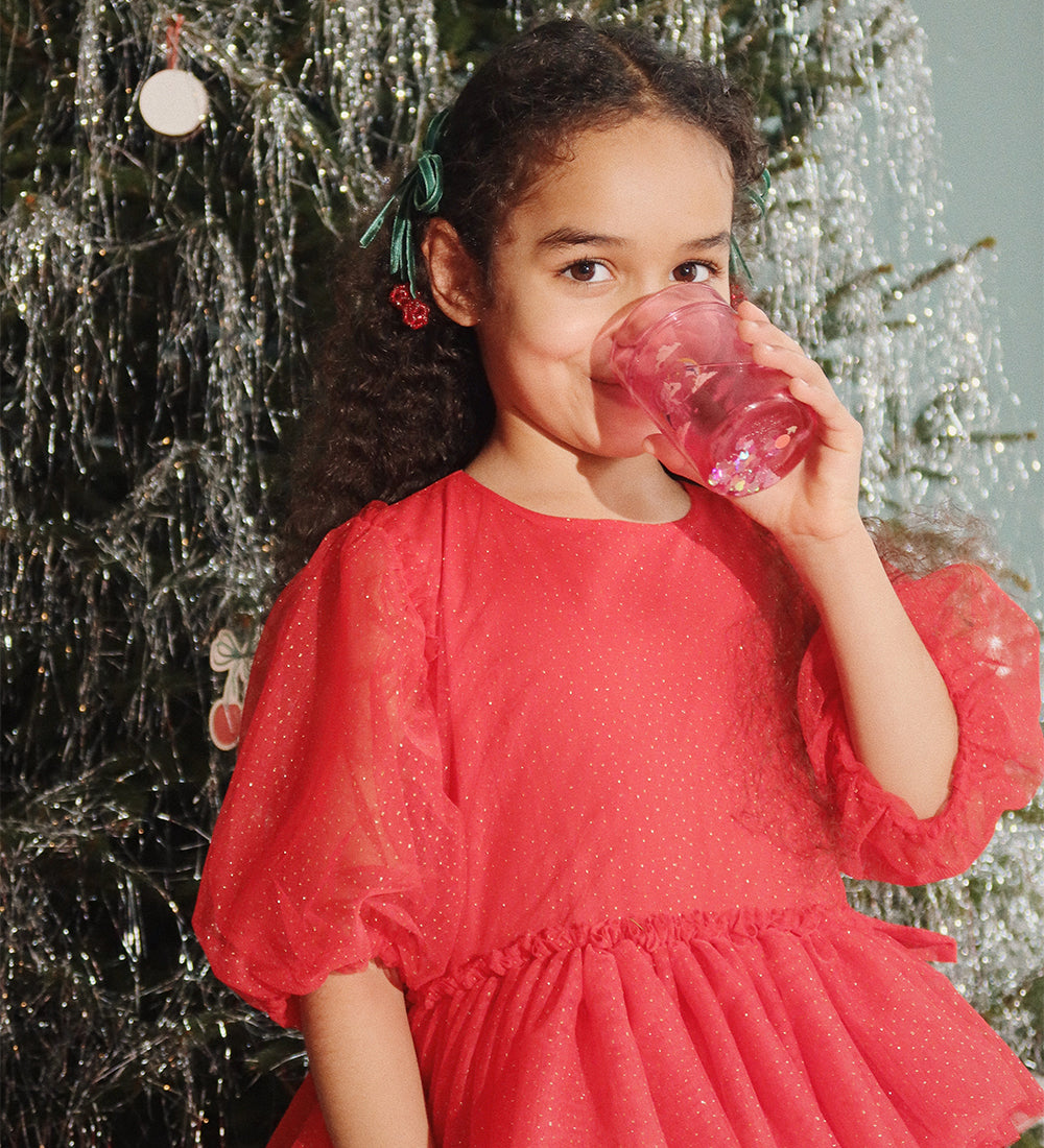 Glittermuggar 2-Pack, Rainbow Bow - Konges Sløjd