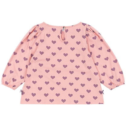 Drey Slit Blus GOTS, Hortensia Coeur - Konges Sløjd