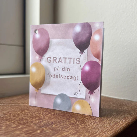 AP - Grattis på din födelsedag, ballonger