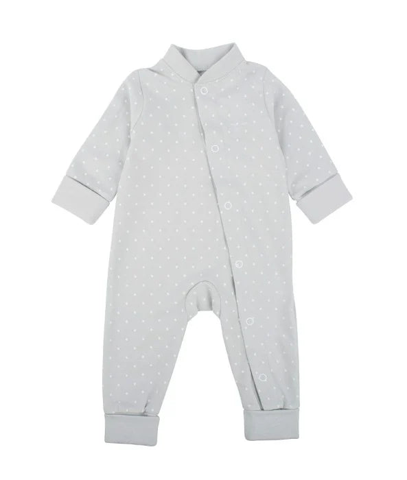 Saturday Overall, Grey/White Dots - Livly
