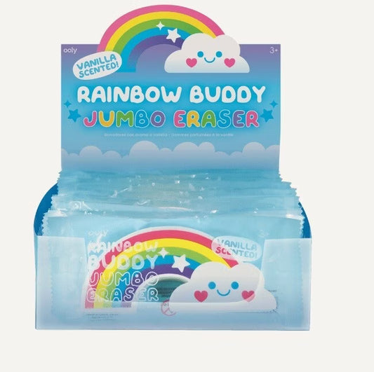 Suddgummi, Rainbow Buddy Scented Jumbo Eraser - Ooly