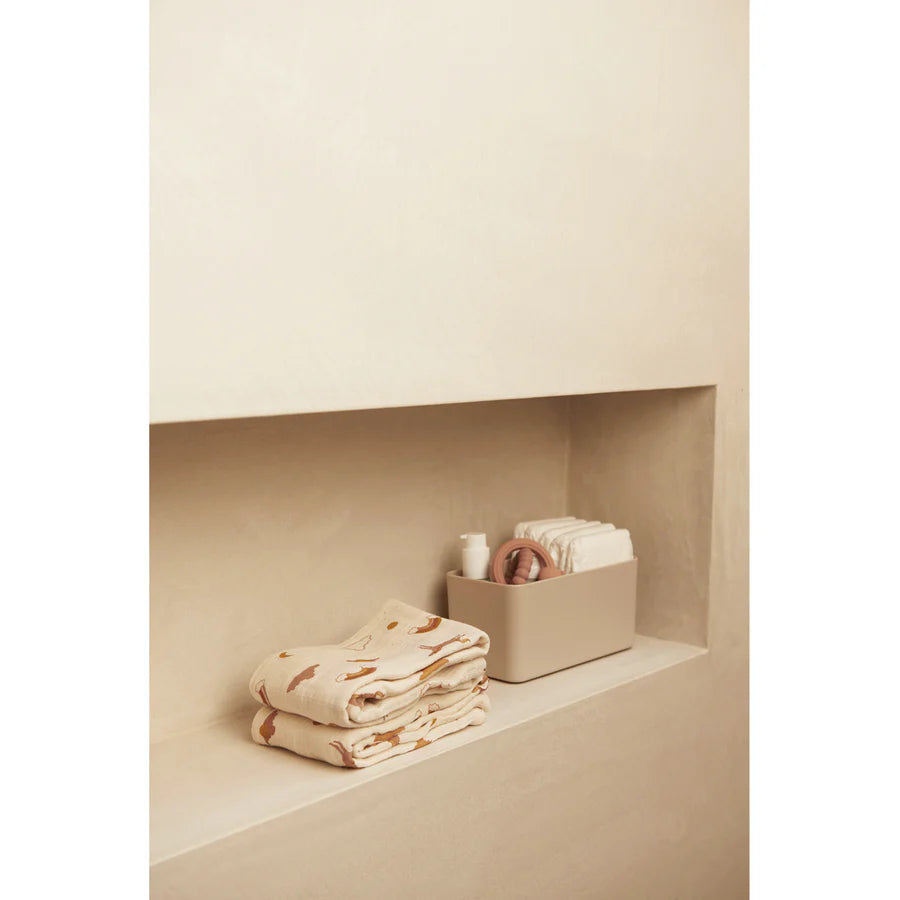 Muslinfiltar 2-pack, Lewis, Dream/Ecru - Liewood