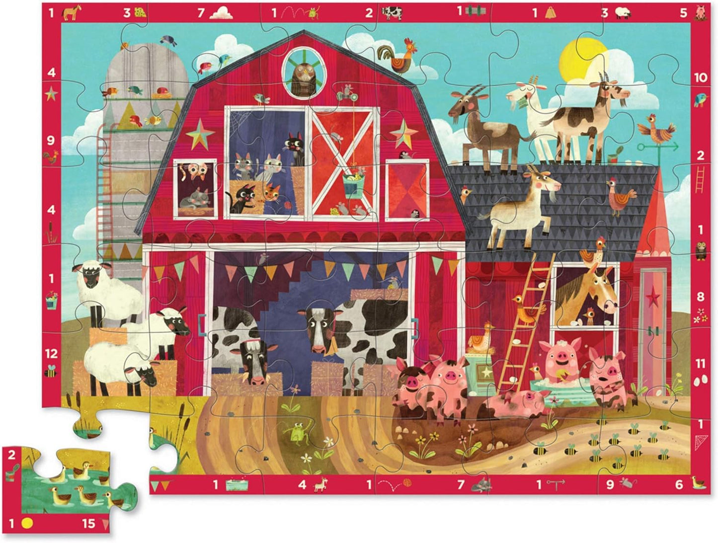 Pussel, Ladugården, 36 bitar