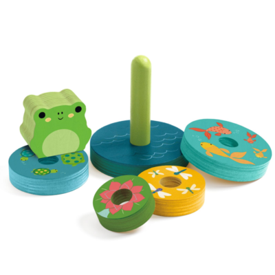 Puzz & Stack, Rainbow, 2-i-1 Stapeltorn och Pussel