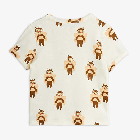 Bees T-shirt, Offwhite - Mini Rodini