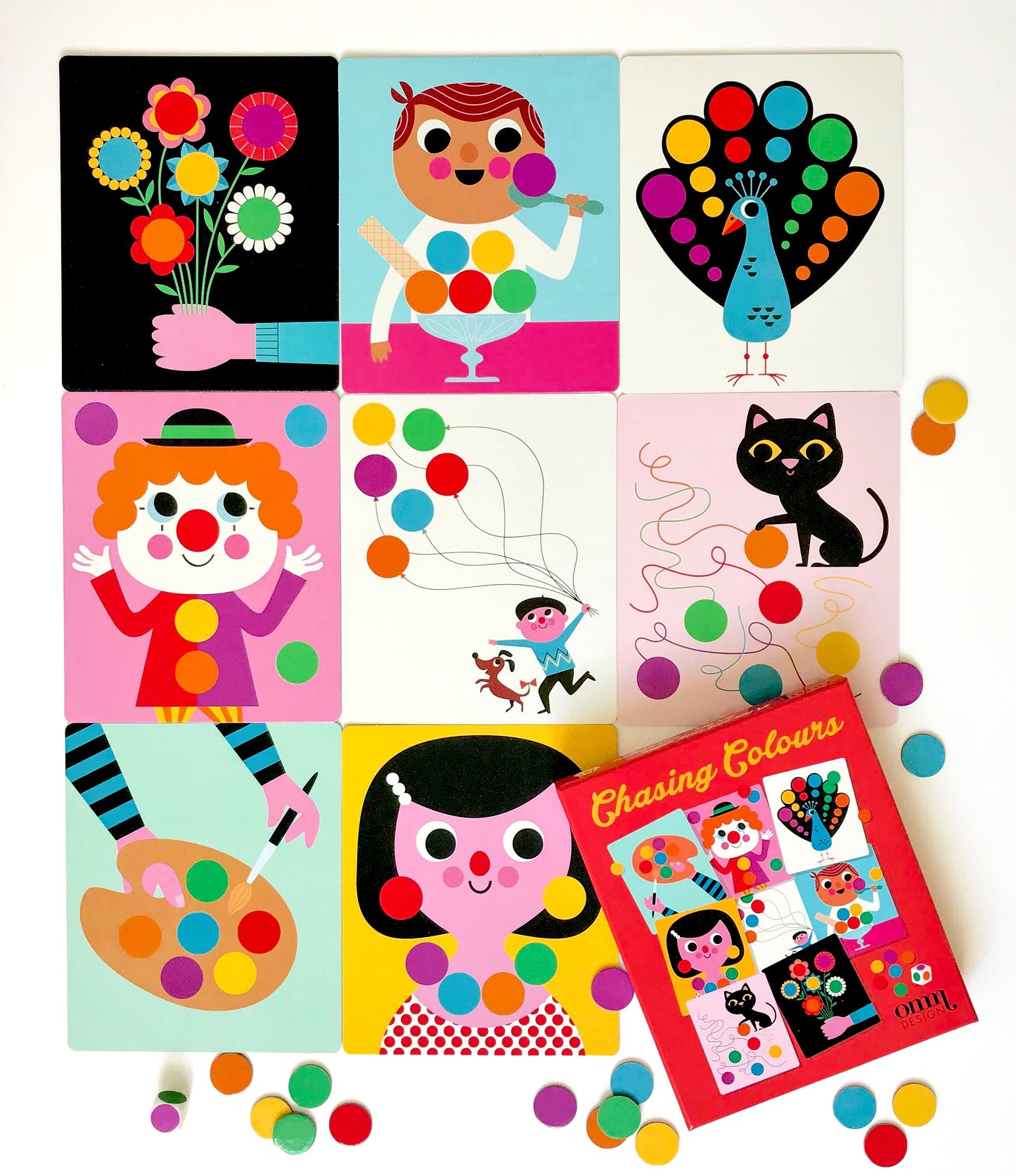 Chasing Colours, brädspel för 2-4 spelare