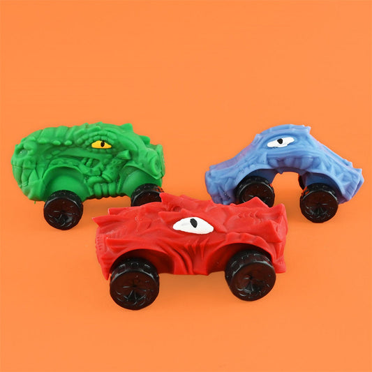 Klämleksak, Stretchy Dino Car, Olika Färger - Robetoy